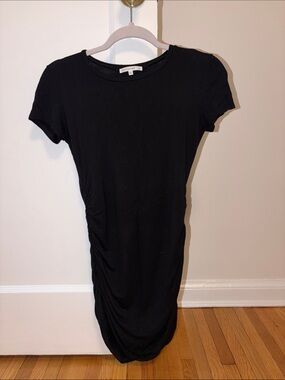 Short Sleeve Ruched Dress